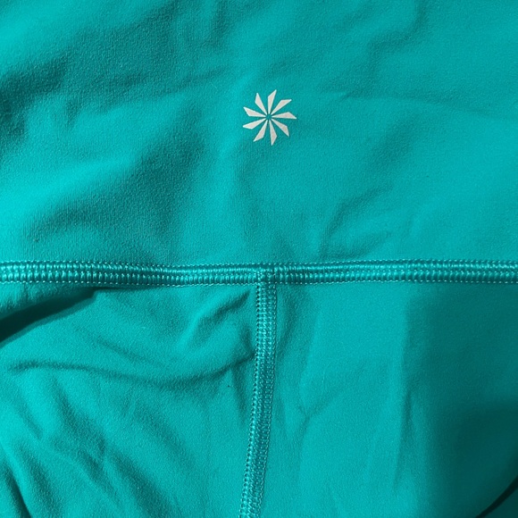 ATHLETA POWERVITA Teal High-Waisted Leggings - Picture 2 of 7